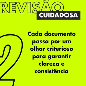 Card revisão cuidadosa