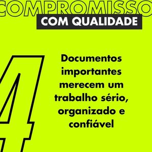 Card compromisso com a qualidade